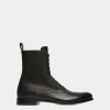 Adrien Brody Travel Collection Bootie In Black Leather