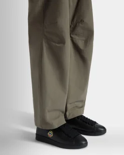 Adrien Brody Travel Collection Sneaker In Black Leather