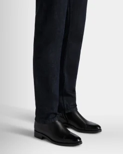 Adrien Brody Travel Collection Bootie In Black Leather