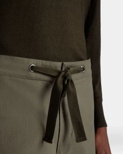 Adrien Brody Travel Collection Pants In Military Green Cotton