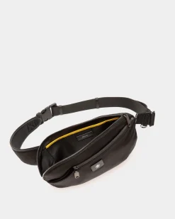 Adrien Brody Travel Collection Crossbody In Black Nylon