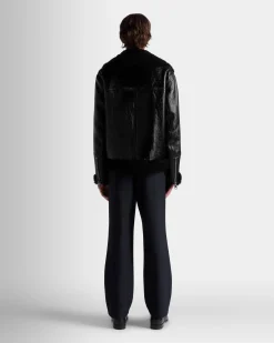 Adrien Brody Travel Collection Blouson In Black Leather