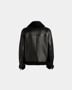 Adrien Brody Travel Collection Blouson In Black Leather