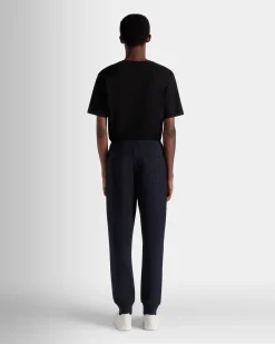 Adrien Brody Travel Collection Sweatpants In Navy Blue Cashmere Blend