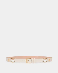 Arkle 105 cm Belt in White Leather
