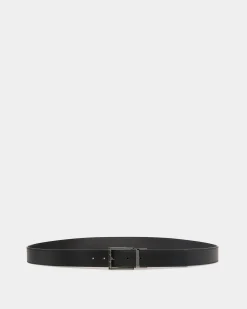 Astory 35mm Reversible And Adjustable Belt In Black Leather