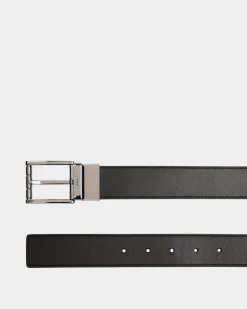 Astory 35mm Reversible And Adjustable Belt In Black Leather