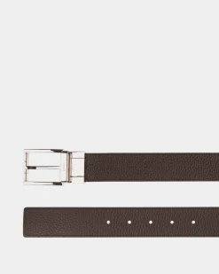 Astory 35mm Reversible And Adjustable Belt In Black And Brown Leather