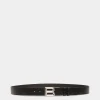 B Bold 35mm Reversible And Adjustable Belt in Black Leather