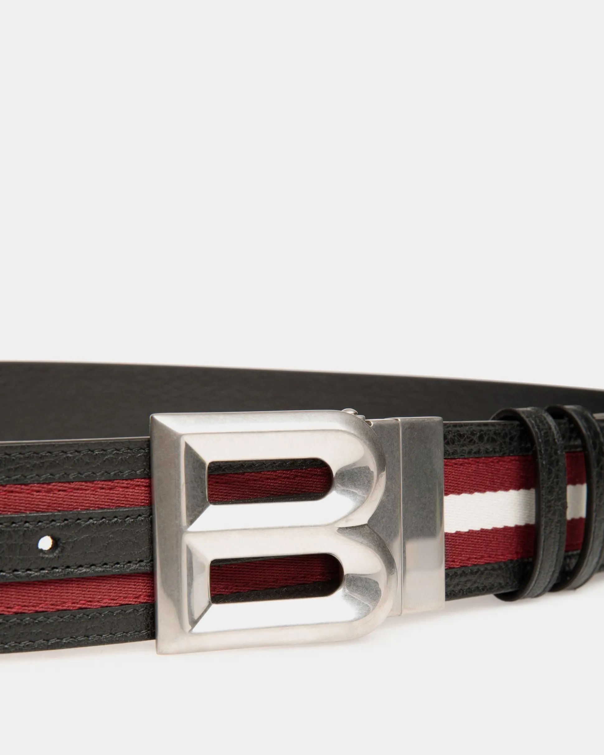 B Bold 40mm Reversible Belt in Fabric And Leather