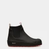Bally Curling Booties In Black Leather