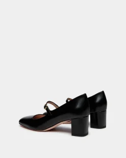 Ballyrina Mary-Jane Pump In Black Leather