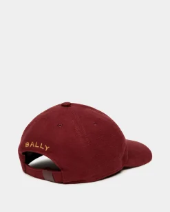 Basball Hat With a Bally Crest Logo In Andorra Cotton