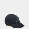 Baseball Hat With Choco-Candy Detail In Navy Blue Cotton