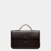 Beckett Briefcase In Ebano Leather