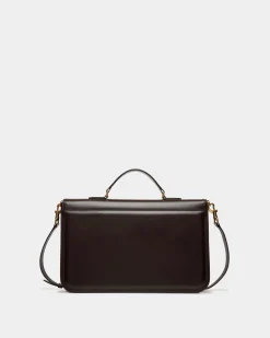 Beckett Briefcase In Ebano Leather