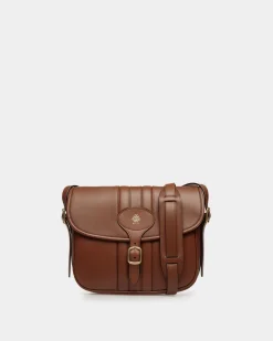 Beckett Crossbody Bag in Brown Leather