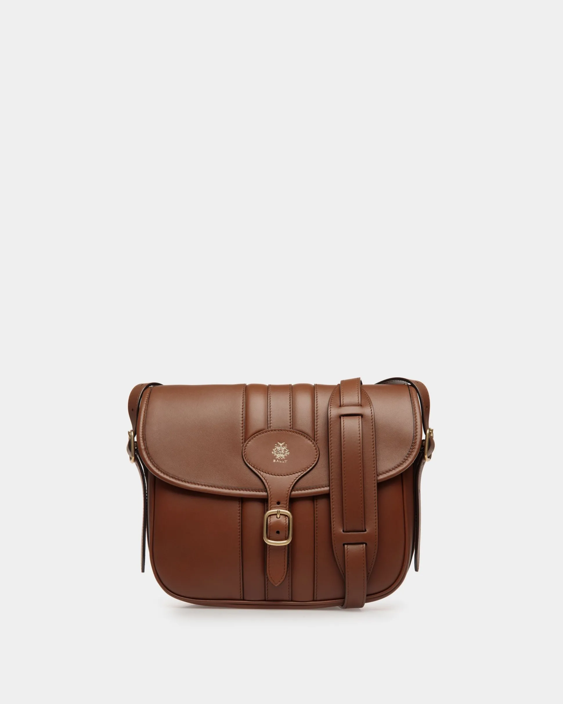 Beckett Crossbody Bag in Brown Leather