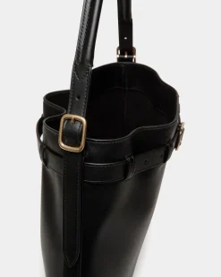 Beckett Crossbody Bag In Black Leather