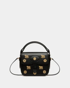 Beckett Minibag In Black Leather with Studs