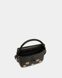 Beckett Minibag In Black Leather with Studs