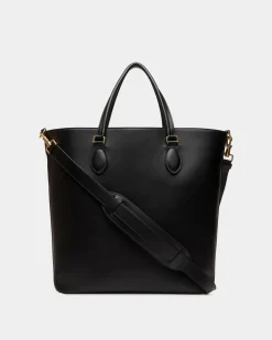 Beckett Tote In Black Leather