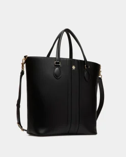 Beckett Tote In Black Leather