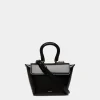 Belle Minibag In Black Brushed Leather