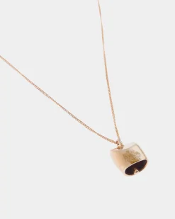 Belle Necklace in Gold Eco Brass