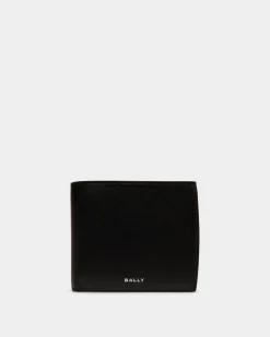 Busy Bally Bifold Wallet in Black Leather