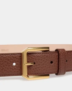 Carl 30mm Belt in Brown Leather