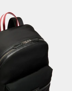 Code Backpack in Black Nylon