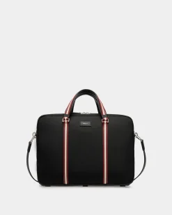 Code Briefcase In Black Nylon
