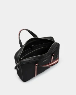 Code Briefcase In Black Nylon