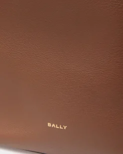 Code Bucket Bag In Brown Leather