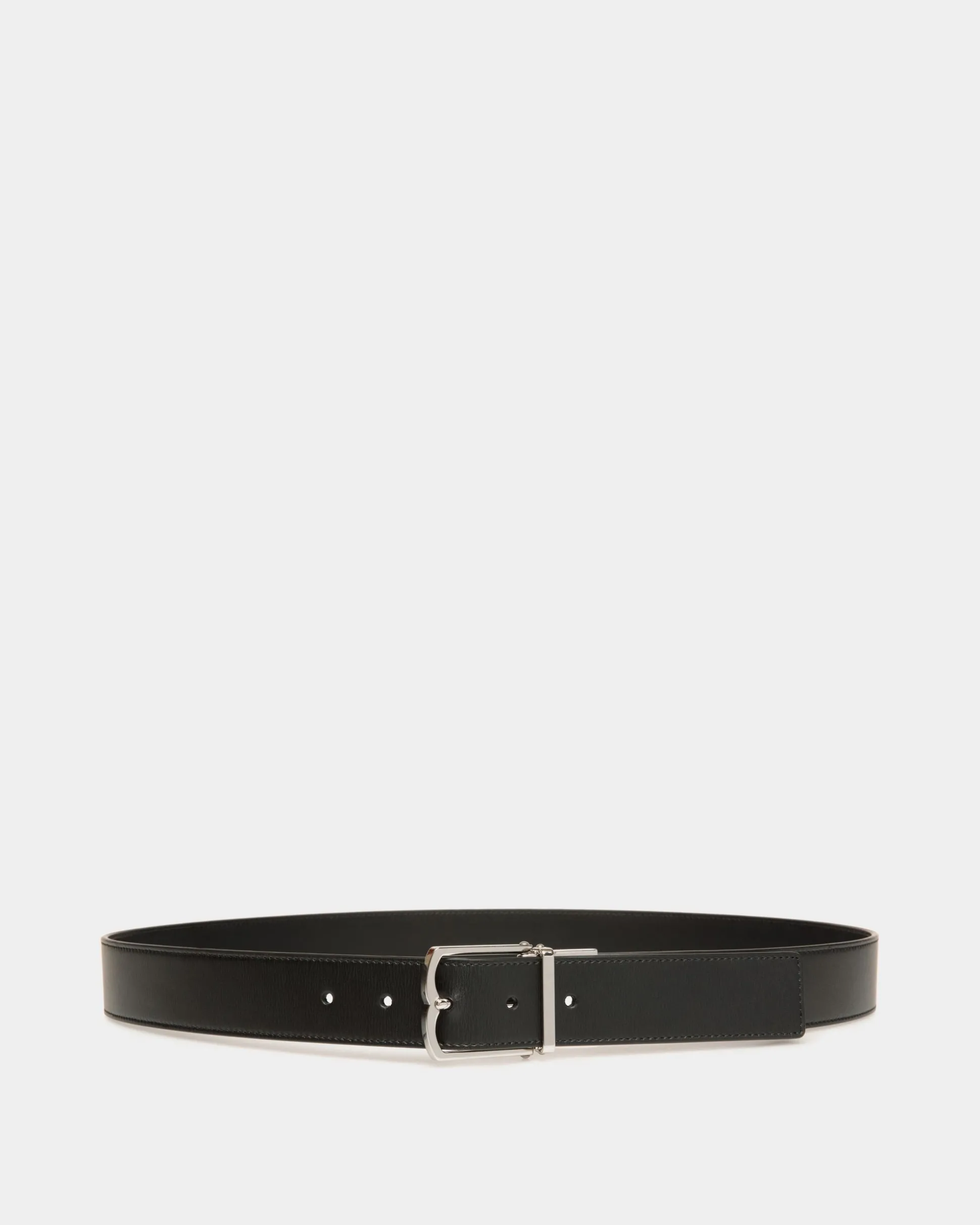 Country 35mm Reversible And Adjustable Belt In Black Leather