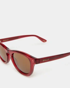 Dieter Sunglasses In Red Acetate
