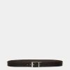Dress Belt In Brown And Black Leather