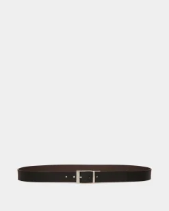 Dress Belt In Brown And Black Leather