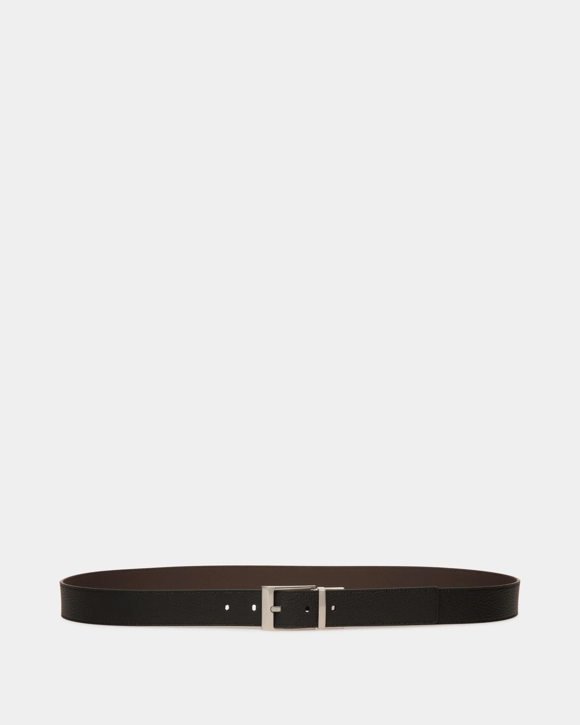 Dress Belt In Brown And Black Leather