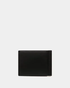 Easy Bally Bifold In Black Leather