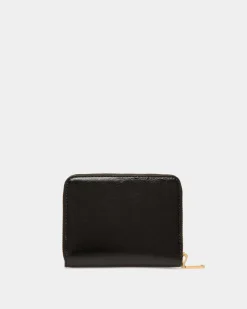 Easy Bally Bifold In Black Leather