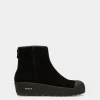 Guard Leather Snow Boots In Black
