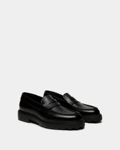 Gusto Loafer In Black Leather