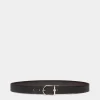 Hanky 35mm Reversible Belt in Black And Brown Leather