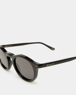 Hermann Sunglasses In Black Acetate