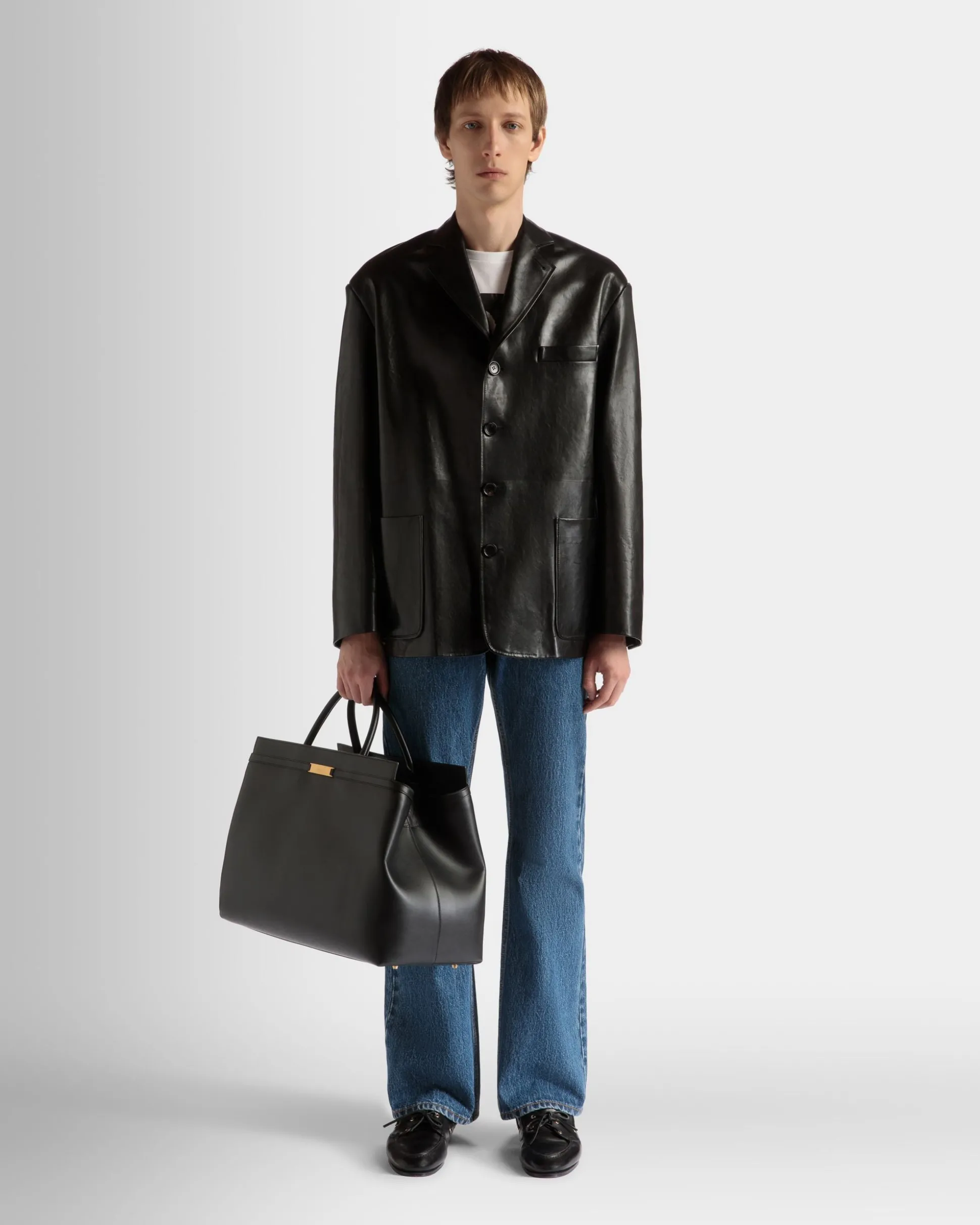 Jacket in Black Leather