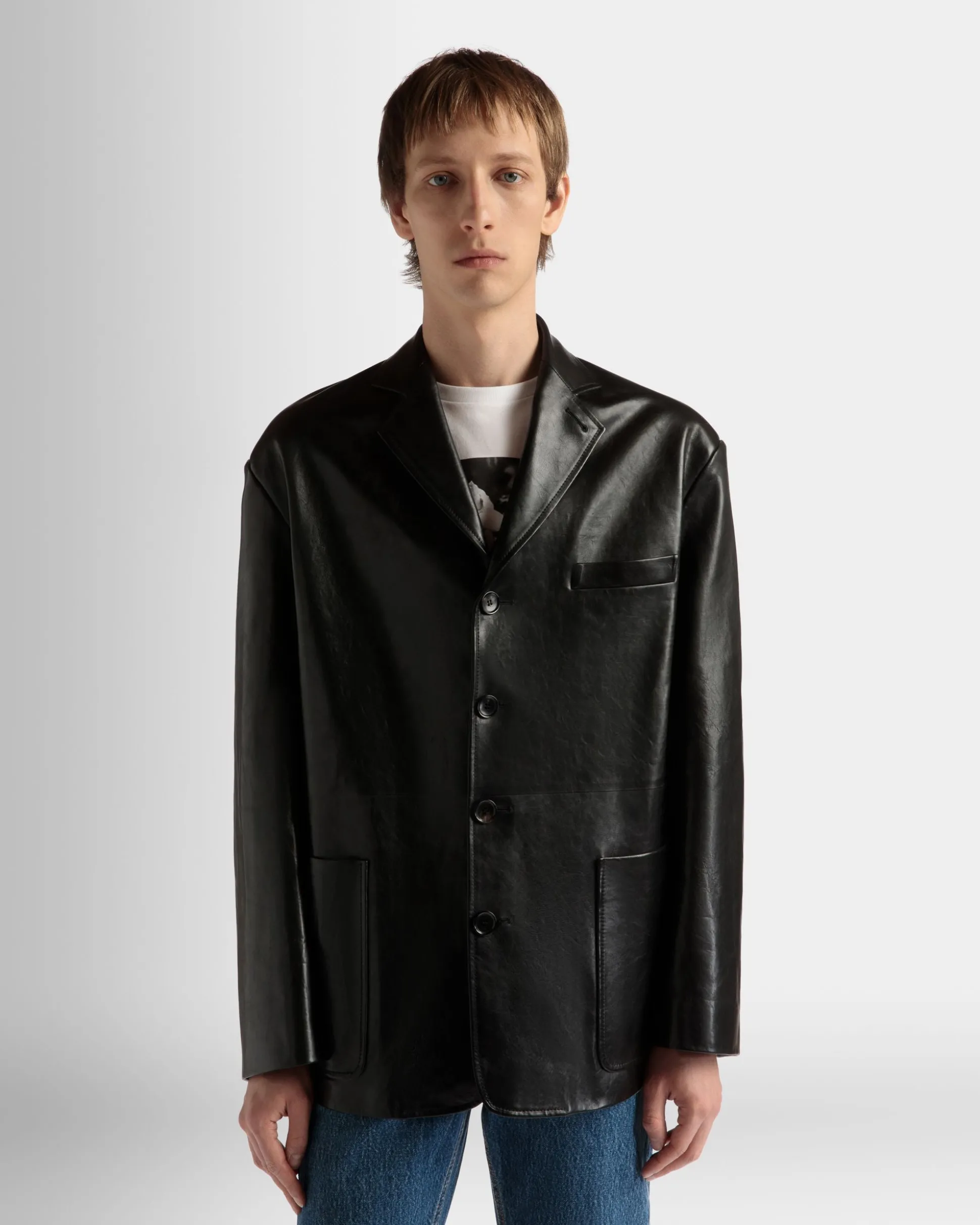 Jacket in Black Leather