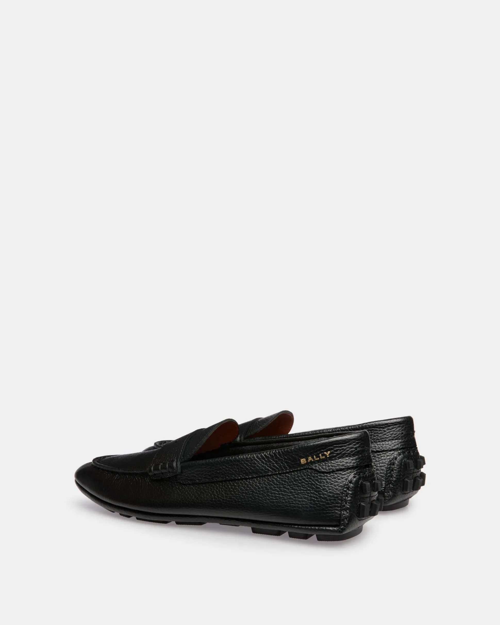 Kerbs Driver in Black Grained Leather