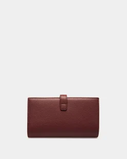 Lock Me Long Wallet In Andorra Grained Leather
